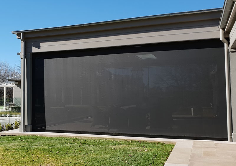 Blackout covered blinds